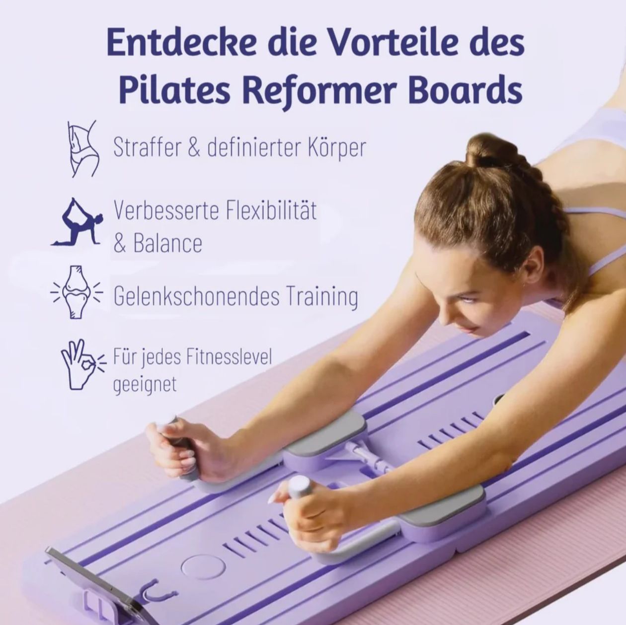 Premium Pilates Reformer Board
